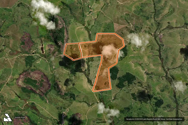 Imagem de satélite de Fazenda Cristal em PONTO BELO - ES