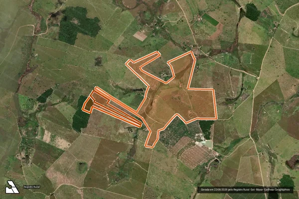 Imagem de satélite de Fazenda Bananeira em MUCURICI - ES