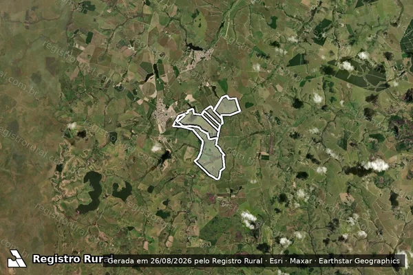 Imagem de satélite de Fazenda Carvalho em PONTO BELO - ES