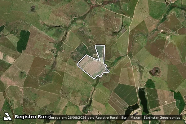 Imagem de satélite de Fazenda Nova Esperanca em MUCURICI - ES
