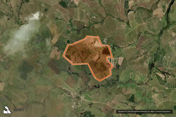 Imagem de satélite de SANTO ANTONIO em MUCURICI - ES