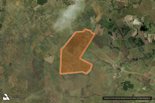 Imagem de satélite de RANCHO DO SOSSEGO em MUCURICI - ES