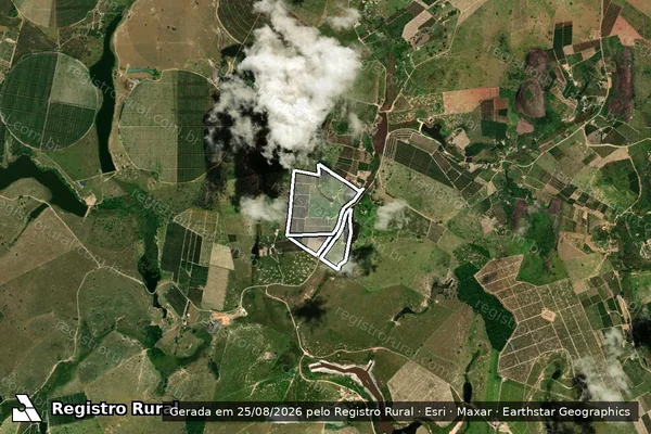 Imagem de satélite de Fazenda Boa Sorte em MUCURICI - ES