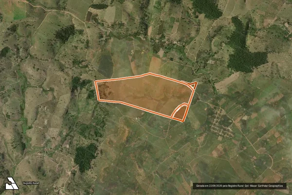 Imagem de satélite de Fazenda Leandro em MUCURICI - ES