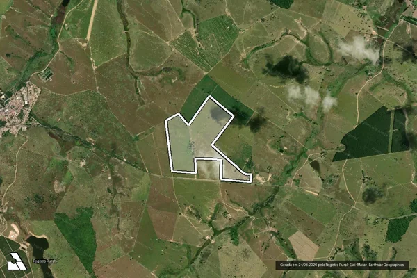 Imagem de satélite de Fazenda Alecrim em MUCURICI - ES