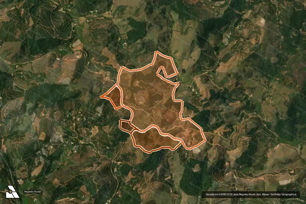 Imagem de satélite de Fazenda Pedra Branca em GUAÇUÍ - ES