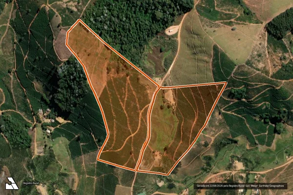 Imagem de satélite de Santa Rosa Cigarra em IRUPI - ES