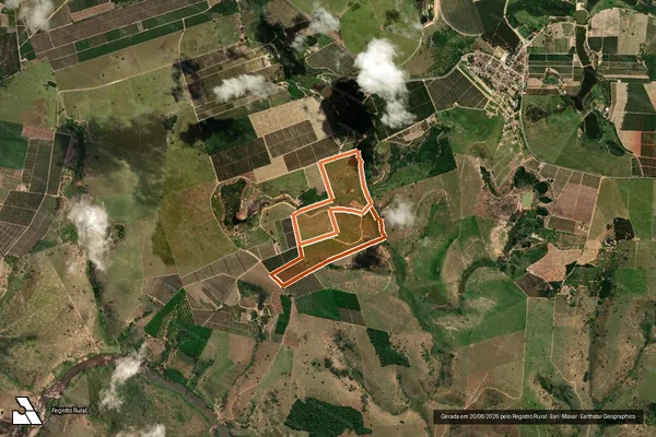 Imagem de satélite de FAZENDA CORREGO DA ONCA em BOA ESPERANÇA - ES