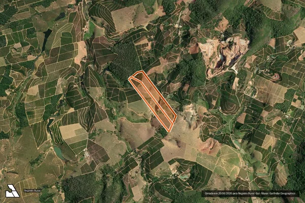 Imagem de satélite de Sitio Goldner em GOVERNADOR LINDENBERG - ES