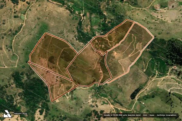 Imagem de satélite de Sitio Boa União em MANTENÓPOLIS - ES
