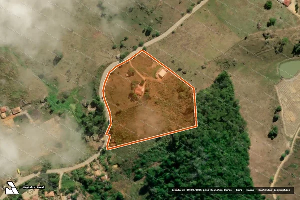 Imagem de satélite de SITIO CAPIVARA em VILA PAVÃO - ES