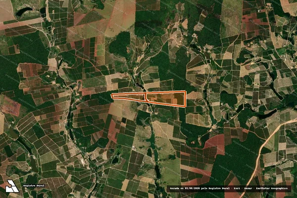 Imagem de satélite de Sitio Santa Luzia em VILA VALÉRIO - ES