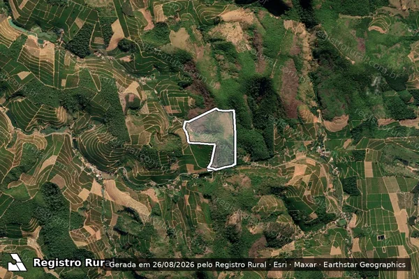 Imagem de satélite de SÍTIO SANTO HILÁRIO em MARILÂNDIA - ES