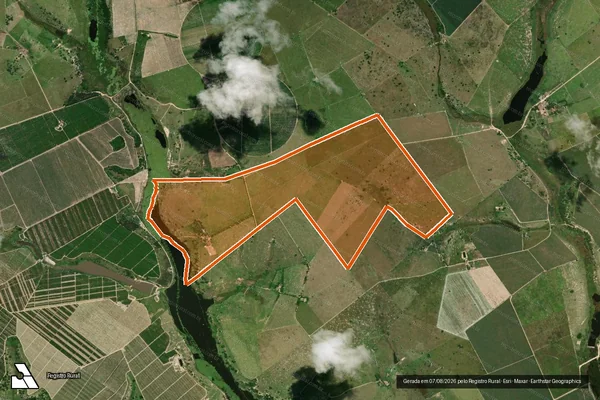 Imagem de satélite de FAZENDA SANTA TEREZA em Pedro Canário - ES