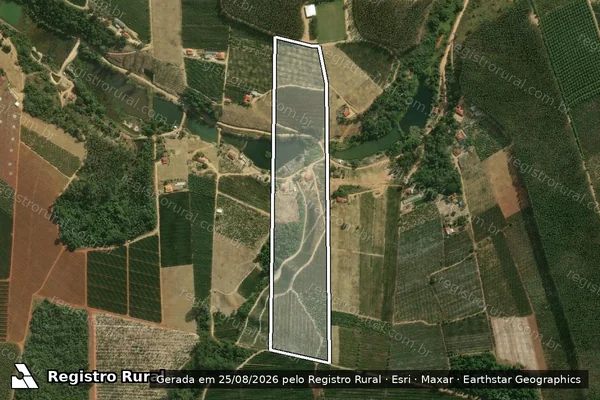 Imagem de satélite de SITIO VARGEM ALEGRE em VILA VALÉRIO - ES