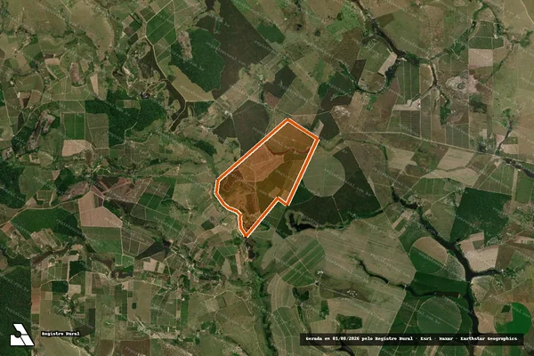 Imagem de satélite de FAZENDA ITAUNINHAS em PINHEIROS - ES