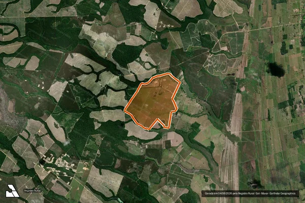 Imagem de satélite de Rancho Santa Barbara em SÃO MATEUS - ES
