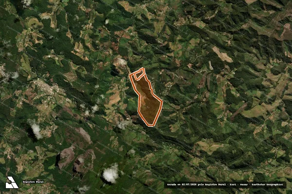 Imagem de satélite de Fazenda Cachoeira em DOMINGOS MARTINS - ES