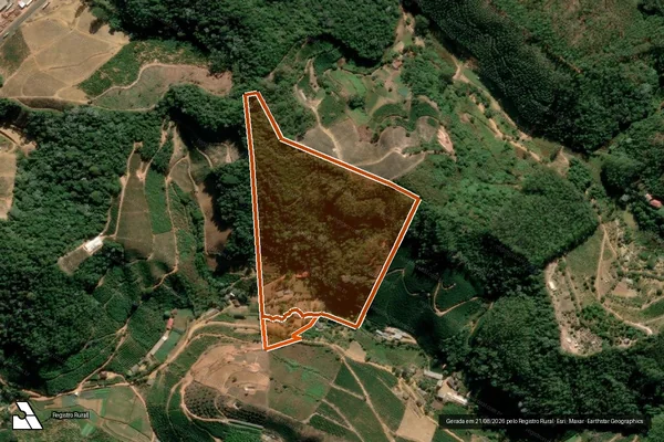 Imagem de satélite de Sitio Ninho Das Aguias em SANTA TERESA - ES