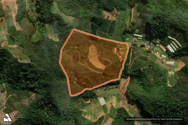 Imagem de satélite de SITIO PAGUNG em SANTA MARIA DE JETIBÁ - ES