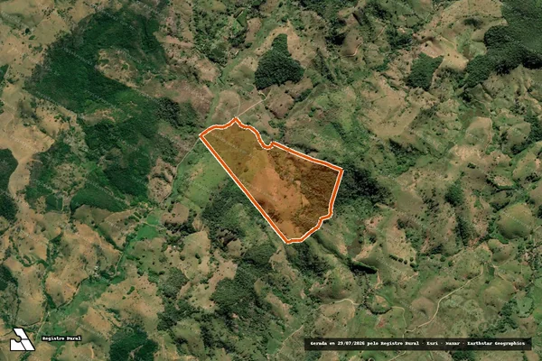 Imagem de satélite de Sitio Sao Sebastiao em BOM JESUS DO NORTE - ES