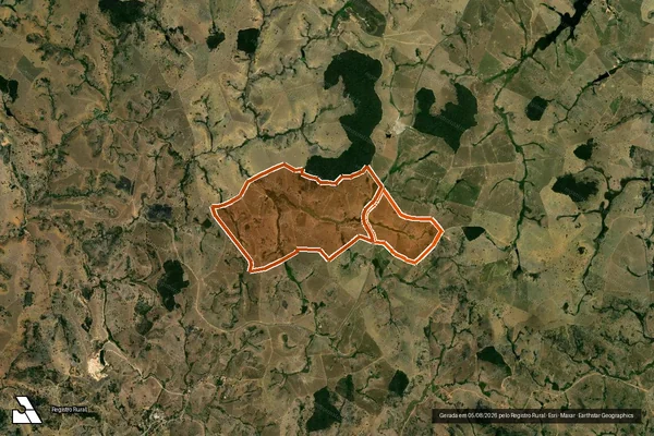Imagem de satélite de Fazenda Boa Sorte em ECOPORANGA - ES