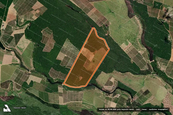Imagem de satélite de FAZENDA SANTO ANTONIO em JAGUARÉ - ES