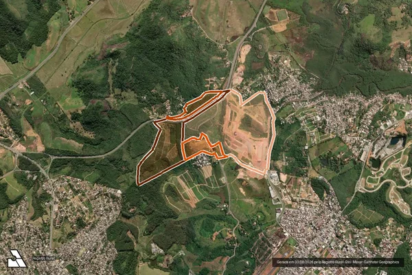 Imagem de satélite de FAZENDA TARTARUGA em GUARAPARI - ES