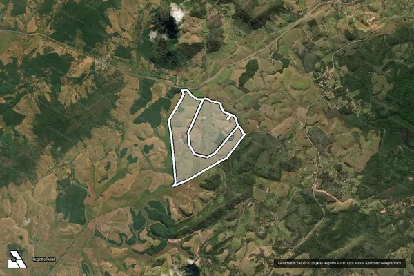 Imagem de satélite de Fazenda Cabral Santana em GUARAPARI - ES