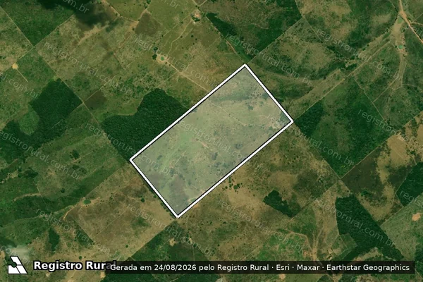 Imagem de satélite de Fazenda Sao Francisco em LAGOA GRANDE DO MARANHÃO - MA