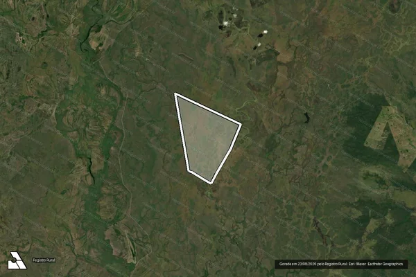 Imagem de satélite de FAZENDA SANTA RITA em CORUMBÁ - MS
