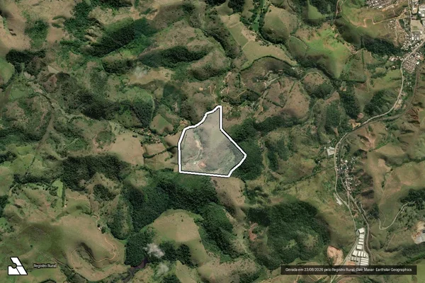 Imagem de satélite de Sitio Sao Sebastiao em COMENDADOR LEVY GASPARIAN - RJ