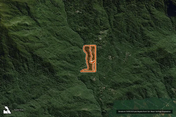 Imagem de satélite de Sitio Jangada Lote 86 em ITATIAIA - RJ