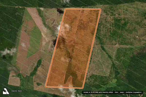Imagem de satélite de Fazenda Canaã em SANTANA DO ARAGUAIA - PA