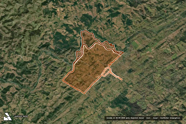 Imagem de satélite de Fazenda De Uba em VASSOURAS - RJ