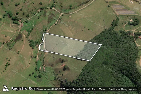 Imagem de satélite de Sitio Horizontino em PATY DO ALFERES - RJ