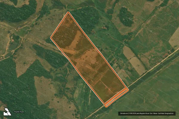 Imagem de satélite de RANCHO DAVITORIA em CACHOEIRAS DE MACACU - RJ