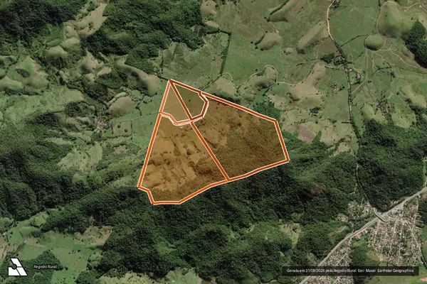 Imagem de satélite de Fazenda Sao Pedro em SILVA JARDIM - RJ