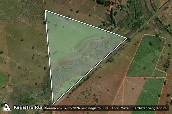 Imagem de satélite de SITIO SAO JOAO em APARECIDA D'OESTE - SP