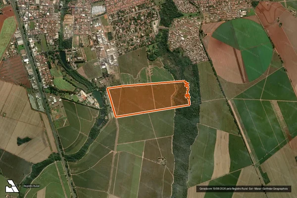 Imagem de satélite de SITIO LAGOA SANTA em PORTO FERREIRA - SP
