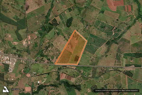 Imagem de satélite de Fazenda Santa Ines em JALES - SP