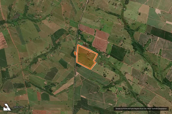 Imagem de satélite de ESTANCIA DO CORACAO em JALES - SP