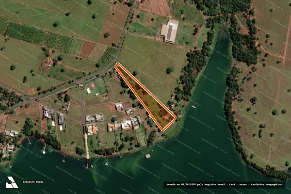 Imagem de satélite de Sitio Santo Antonio em SANTA FÉ DO SUL - SP