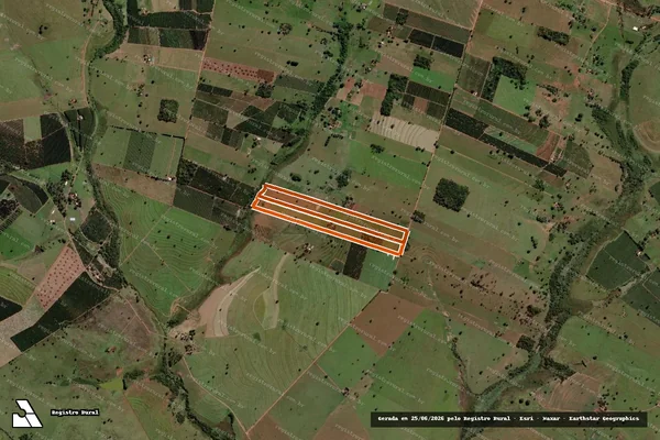 Imagem de satélite de Sitio Nossa Senhora Aparecida em SANTA SALETE - SP