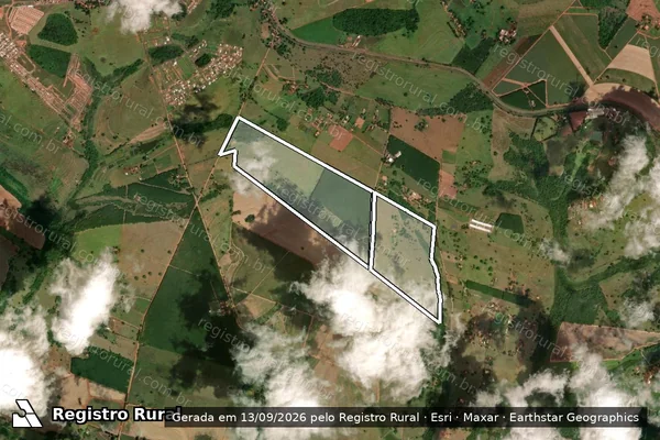 Imagem de satélite de Fazenda Santa Monica em VOTUPORANGA - SP