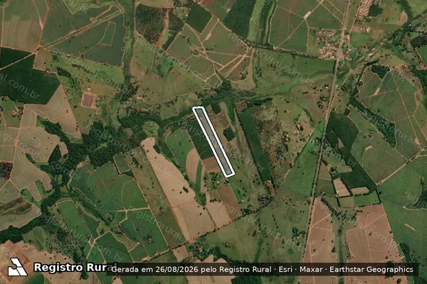 Imagem de satélite de Estancia Branca em VOTUPORANGA - SP