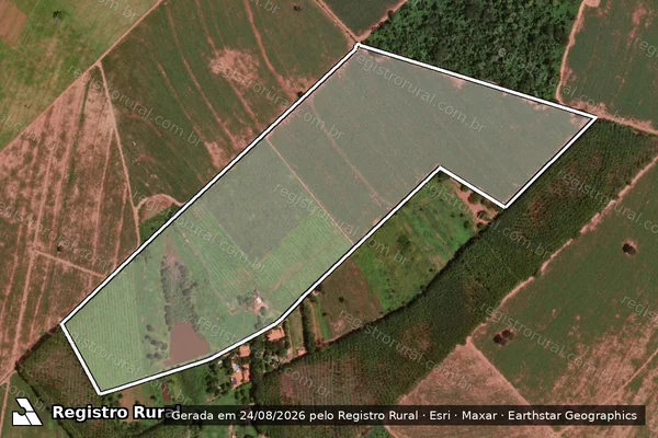 Imagem de satélite de SITIO BELA VISTA em OLÍMPIA - SP