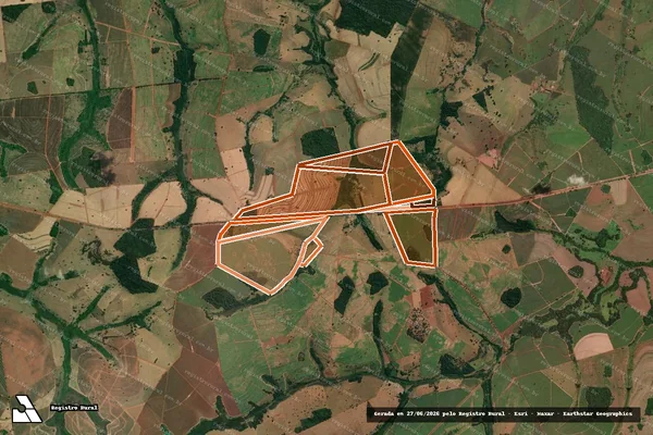 Imagem de satélite de Fazenda Figueira em PAULO DE FARIA - SP