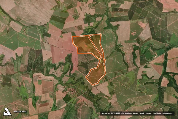 Imagem de satélite de FAZENDA UNIÃO/MONTE ALTO em BARRETOS - SP