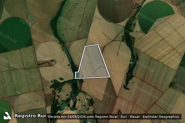 Imagem de satélite de Sitio Santa Terezinha em GUAÍRA - SP